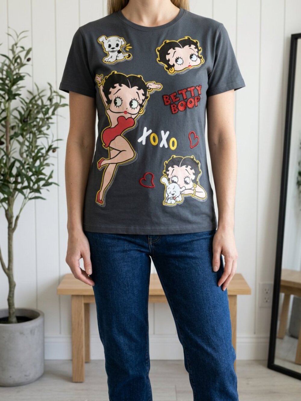Betty Boop Women's Size Medium Fancy Tee NWOT